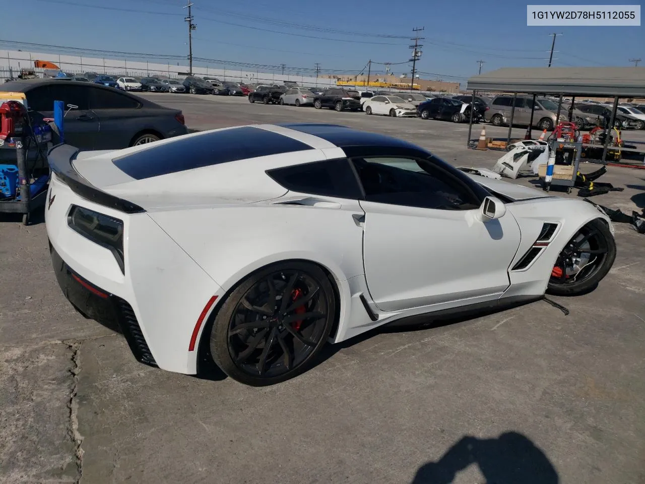 1G1YW2D78H5112055 2017 Chevrolet Corvette Grand Sport 1Lt