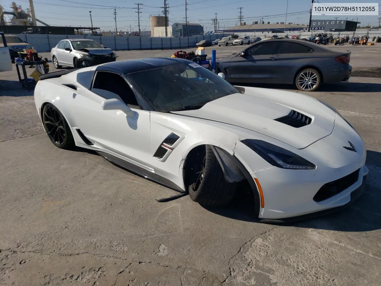 1G1YW2D78H5112055 2017 Chevrolet Corvette Grand Sport 1Lt