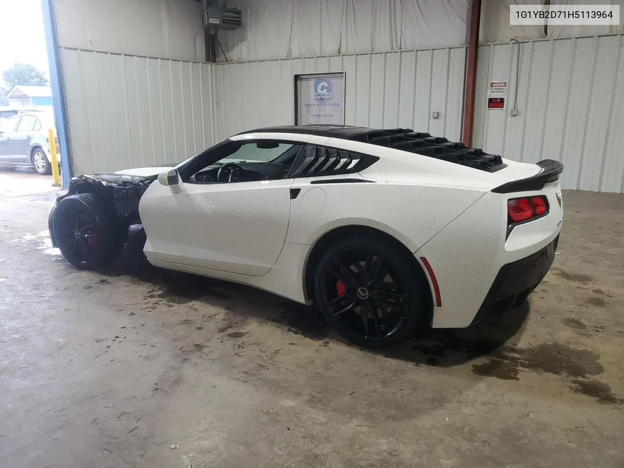 2017 Chevrolet Corvette Stingray 1Lt VIN: 1G1YB2D71H5113964 Lot: 71378724