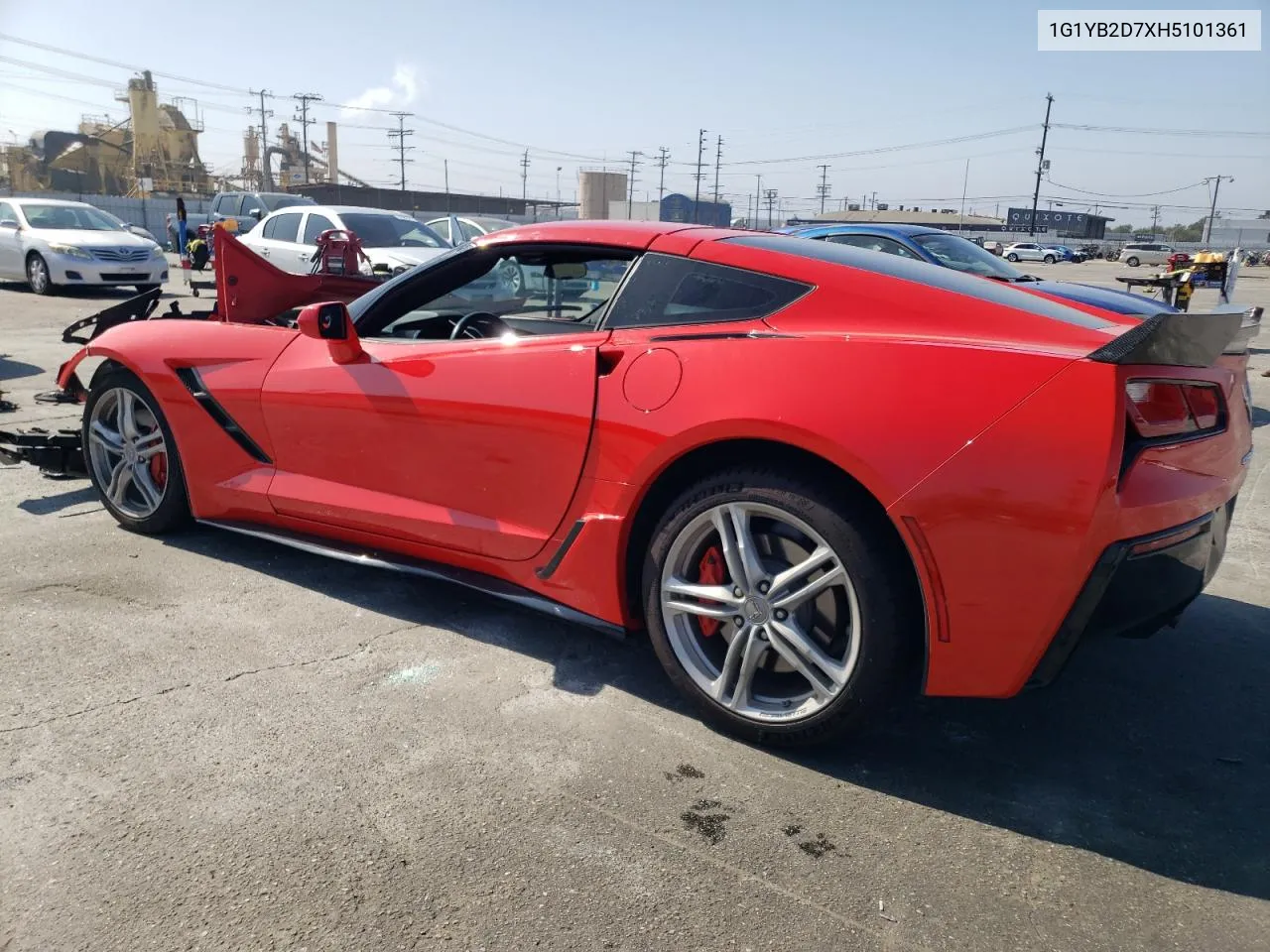 1G1YB2D7XH5101361 2017 Chevrolet Corvette Stingray 1Lt