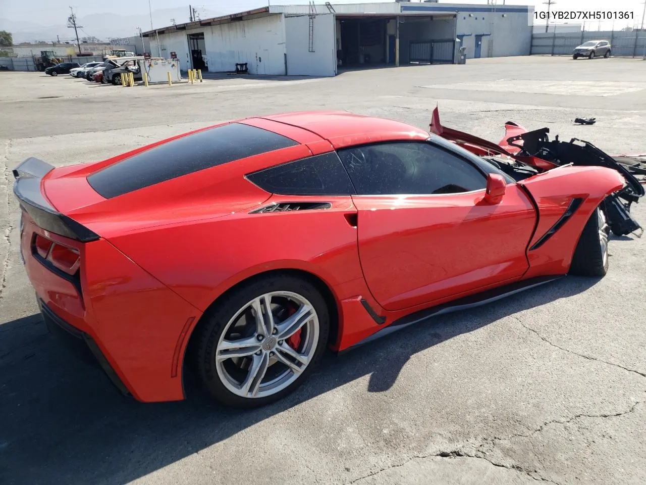 1G1YB2D7XH5101361 2017 Chevrolet Corvette Stingray 1Lt