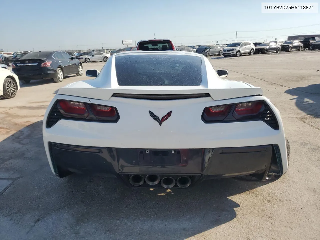 2017 Chevrolet Corvette Stingray 1Lt VIN: 1G1YB2D75H5113871 Lot: 73677114