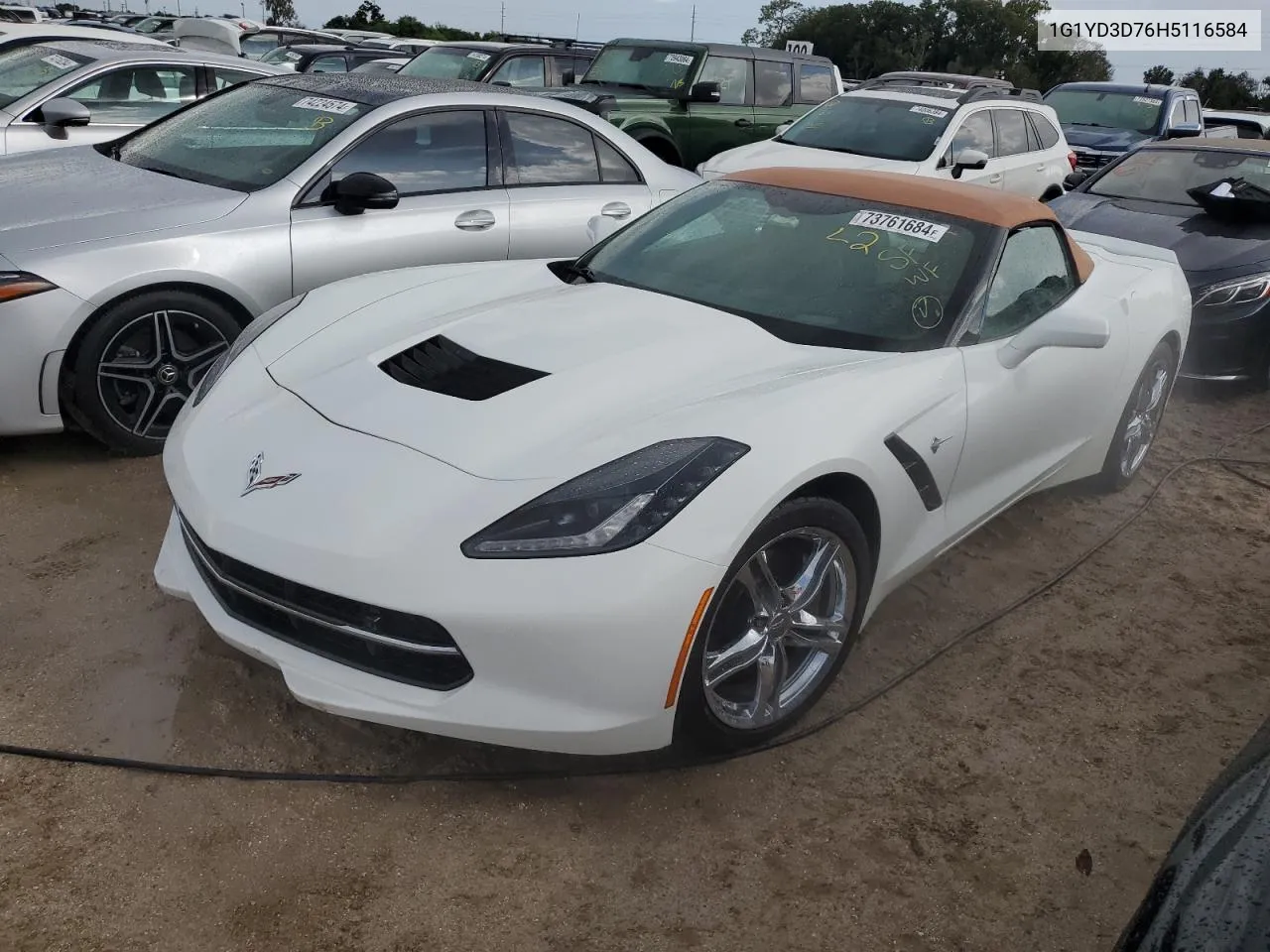 1G1YD3D76H5116584 2017 Chevrolet Corvette Stingray 2Lt