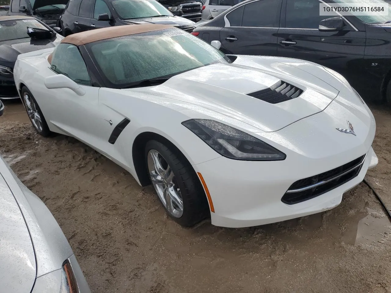 1G1YD3D76H5116584 2017 Chevrolet Corvette Stingray 2Lt