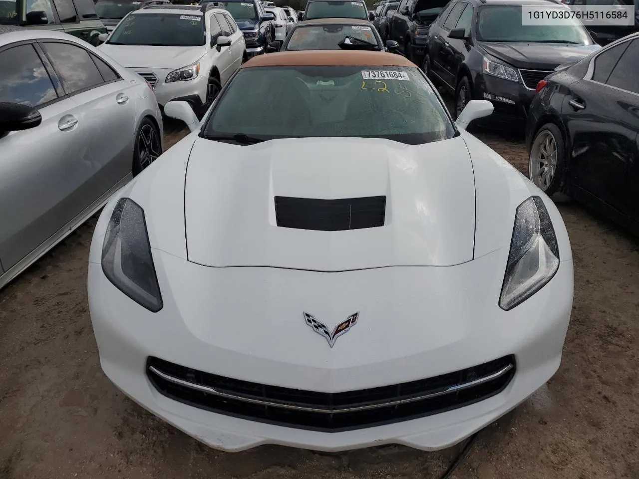 1G1YD3D76H5116584 2017 Chevrolet Corvette Stingray 2Lt