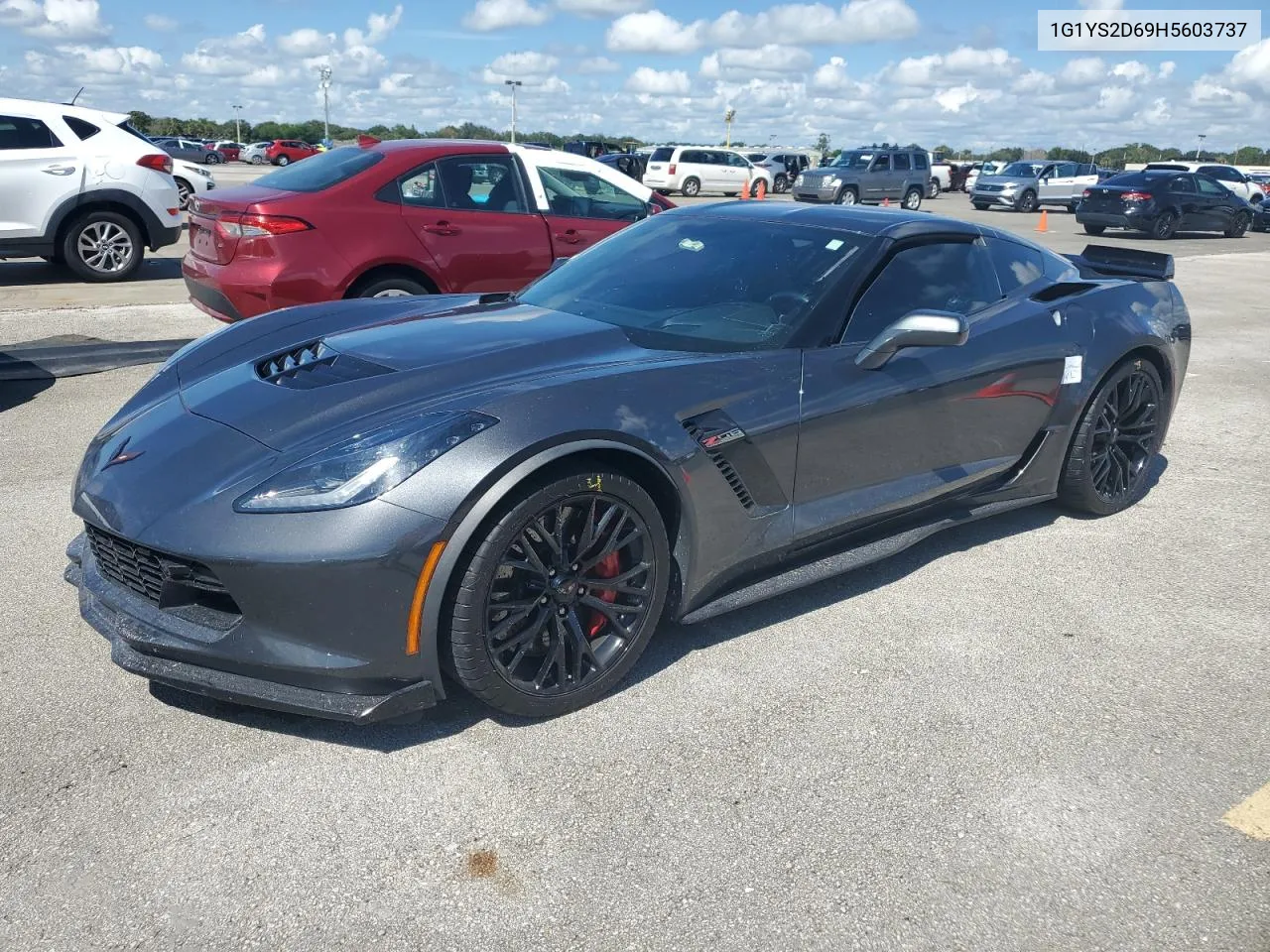 2017 Chevrolet Corvette Z06 2Lz VIN: 1G1YS2D69H5603737 Lot: 78552294