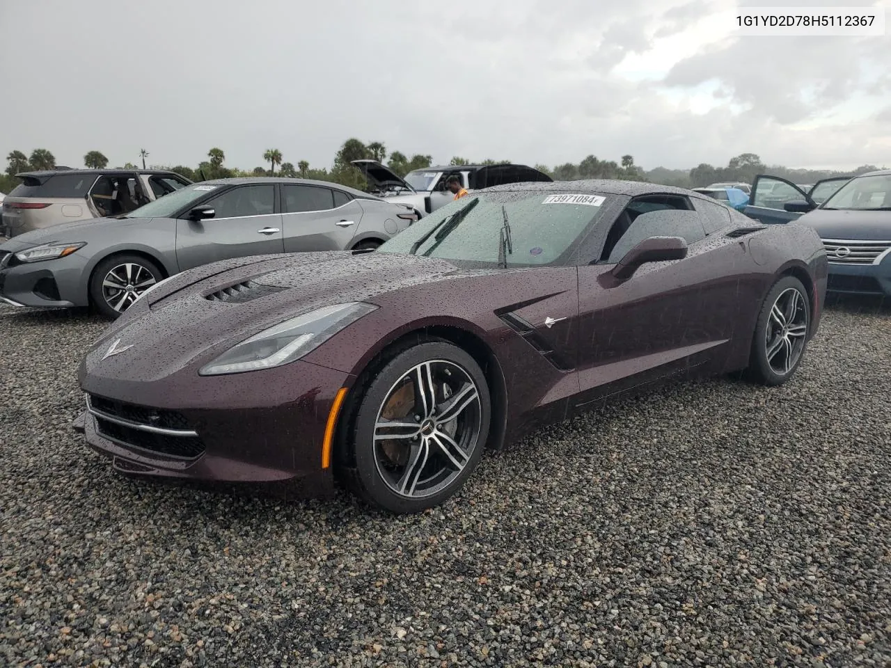 2017 Chevrolet Corvette Stingray 2Lt VIN: 1G1YD2D78H5112367 Lot: 73971084