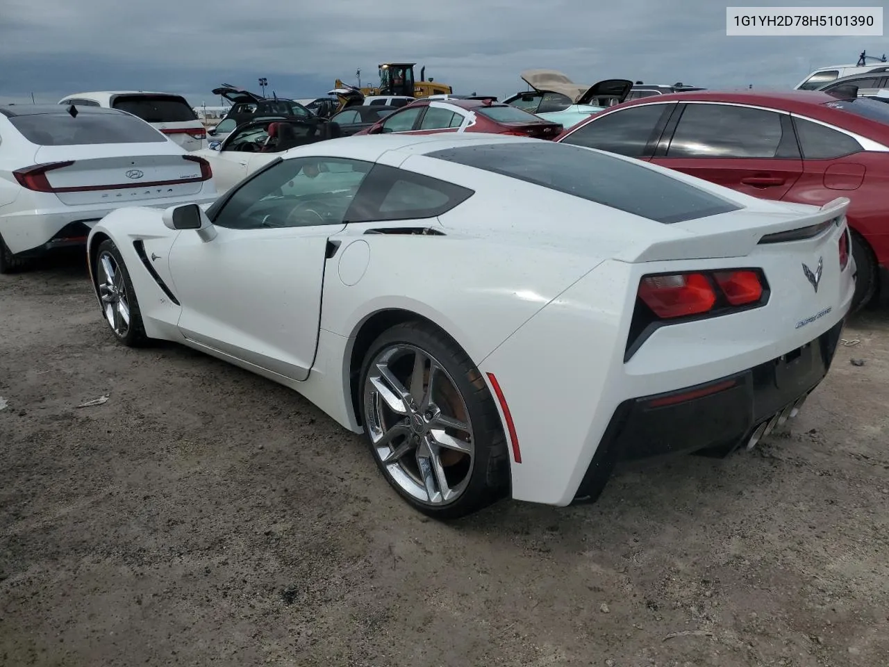 2017 Chevrolet Corvette Stingray Z51 1Lt VIN: 1G1YH2D78H5101390 Lot: 74181514