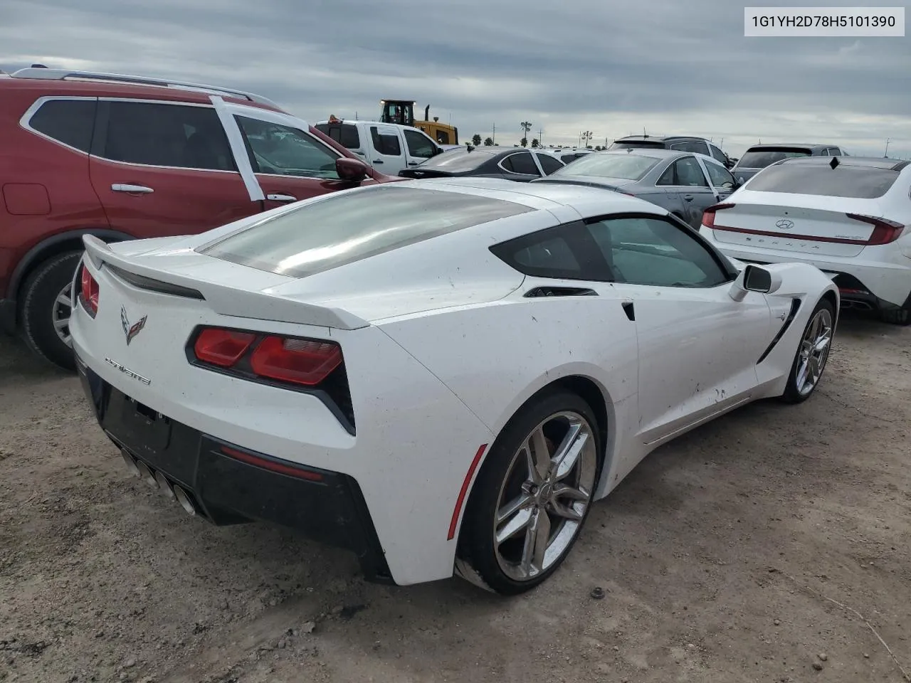 2017 Chevrolet Corvette Stingray Z51 1Lt VIN: 1G1YH2D78H5101390 Lot: 74181514