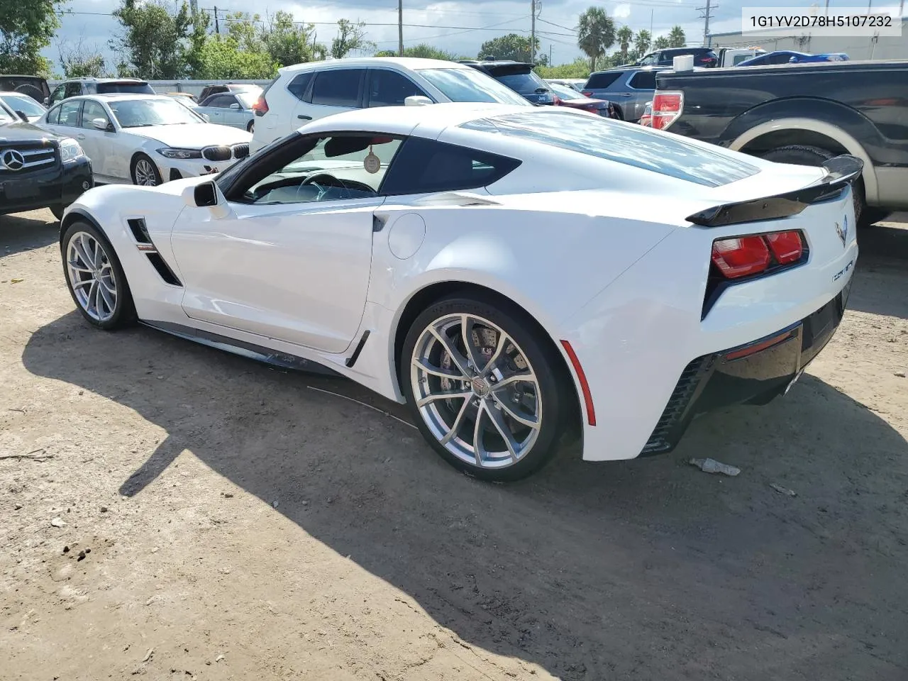 2017 Chevrolet Corvette Grand Sport 1Lt VIN: 1G1YV2D78H5107232 Lot: 74328344