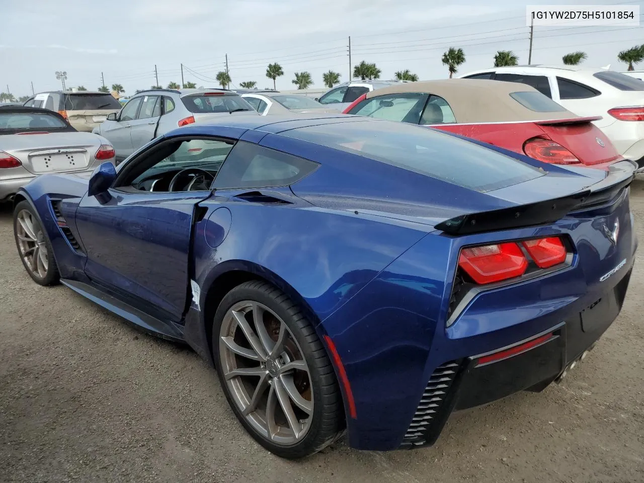 1G1YW2D75H5101854 2017 Chevrolet Corvette Grand Sport 1Lt