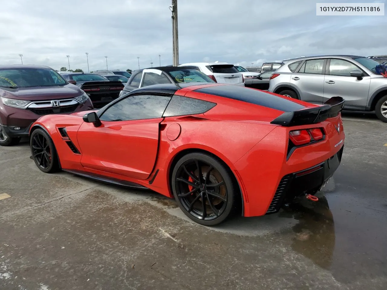 2017 Chevrolet Corvette Grand Sport 2Lt VIN: 1G1YX2D77H5111816 Lot: 74997504