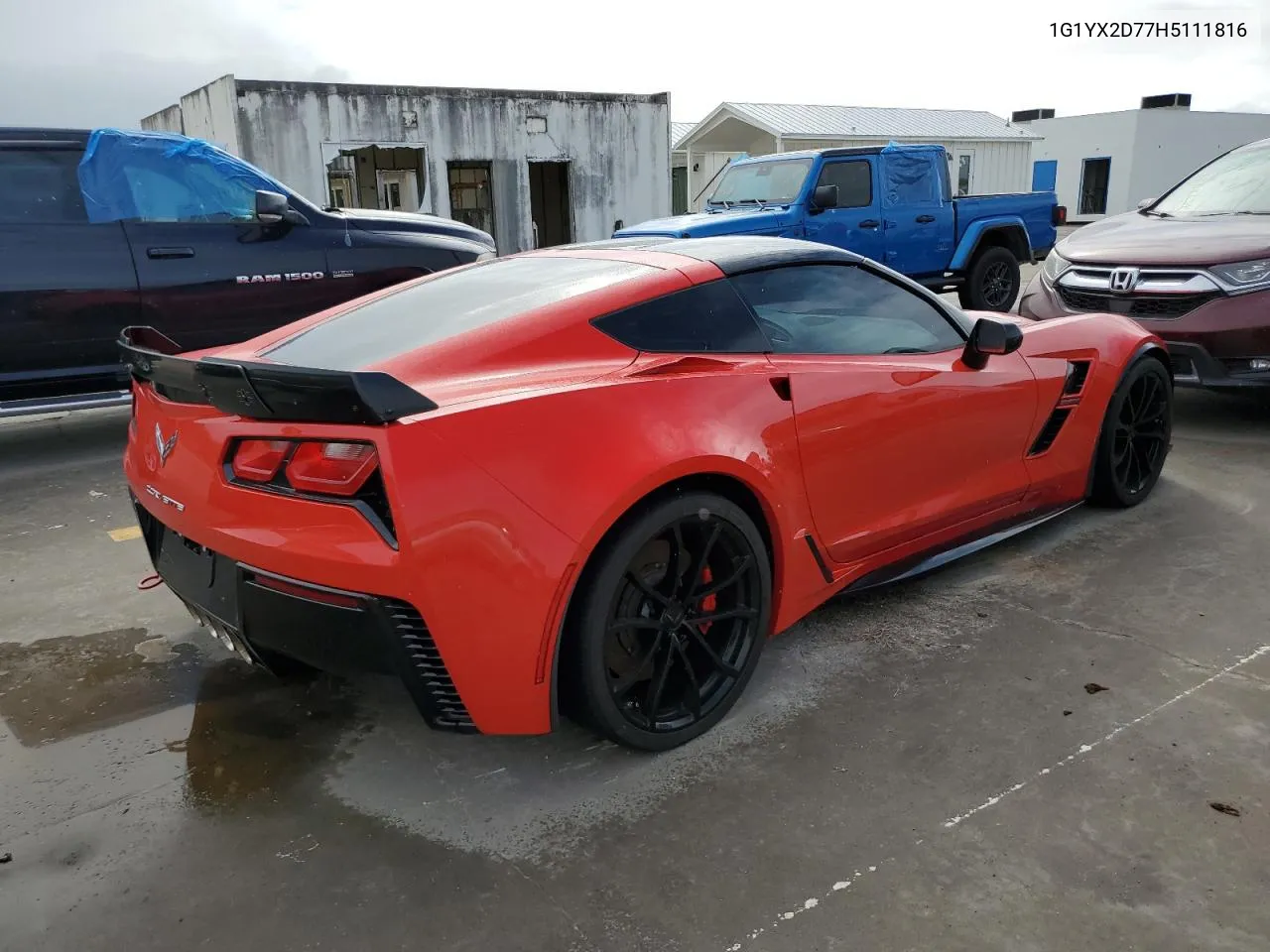 2017 Chevrolet Corvette Grand Sport 2Lt VIN: 1G1YX2D77H5111816 Lot: 74997504