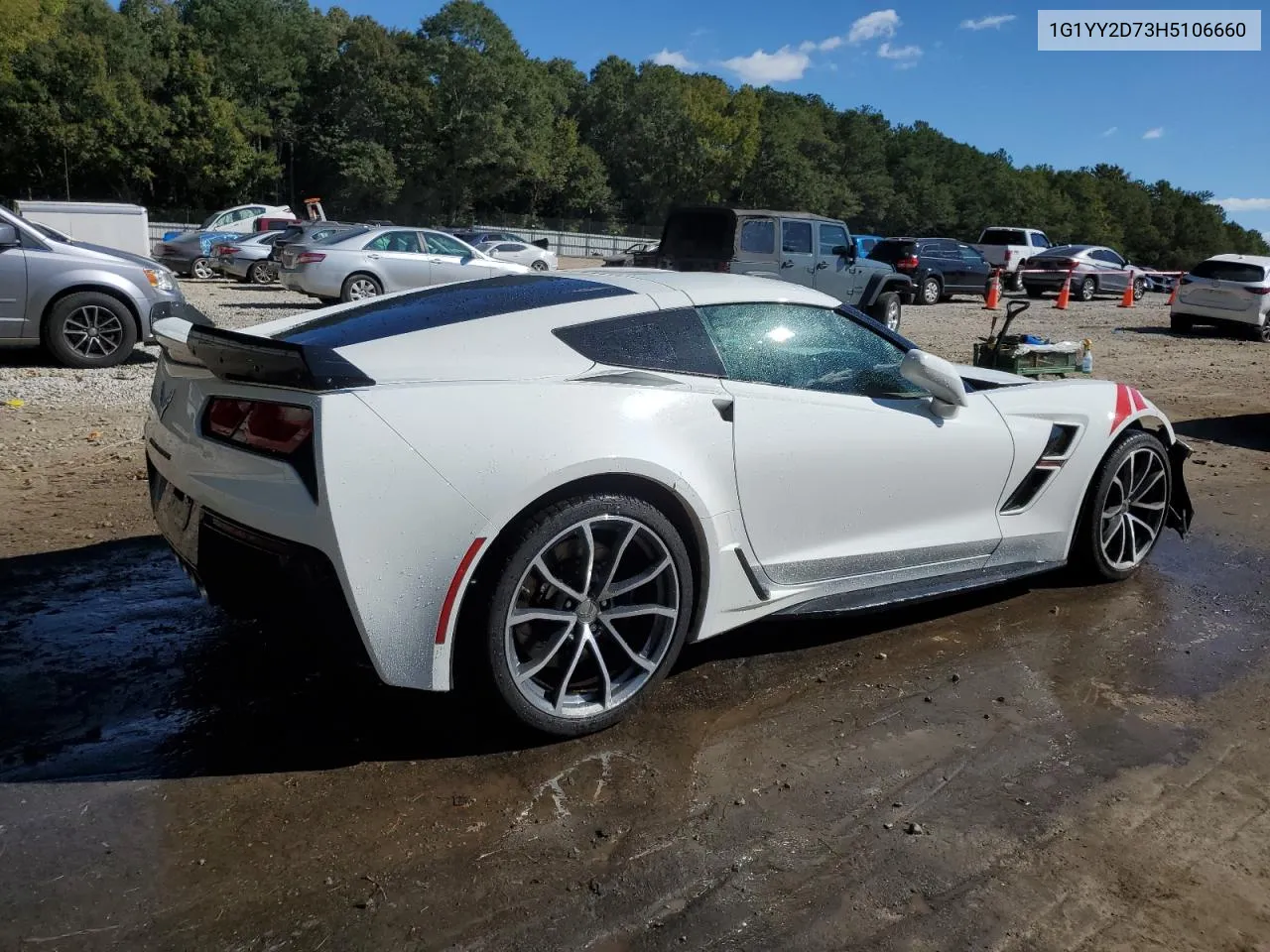 2017 Chevrolet Corvette Grand Sport 2Lt VIN: 1G1YY2D73H5106660 Lot: 75747944