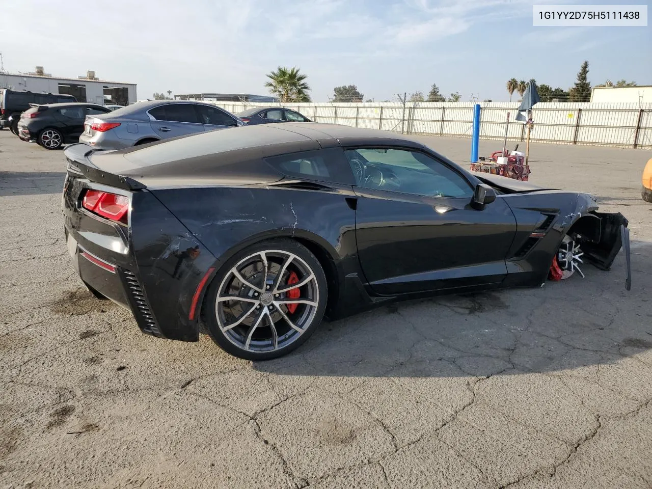 2017 Chevrolet Corvette Grand Sport 2Lt VIN: 1G1YY2D75H5111438 Lot: 75961344