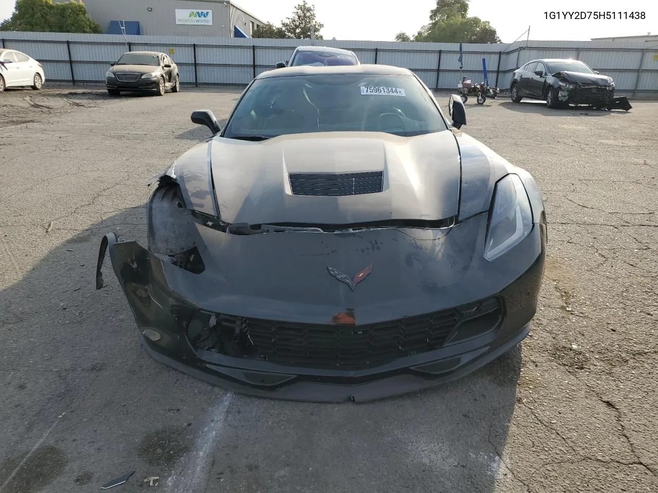 2017 Chevrolet Corvette Grand Sport 2Lt VIN: 1G1YY2D75H5111438 Lot: 75961344