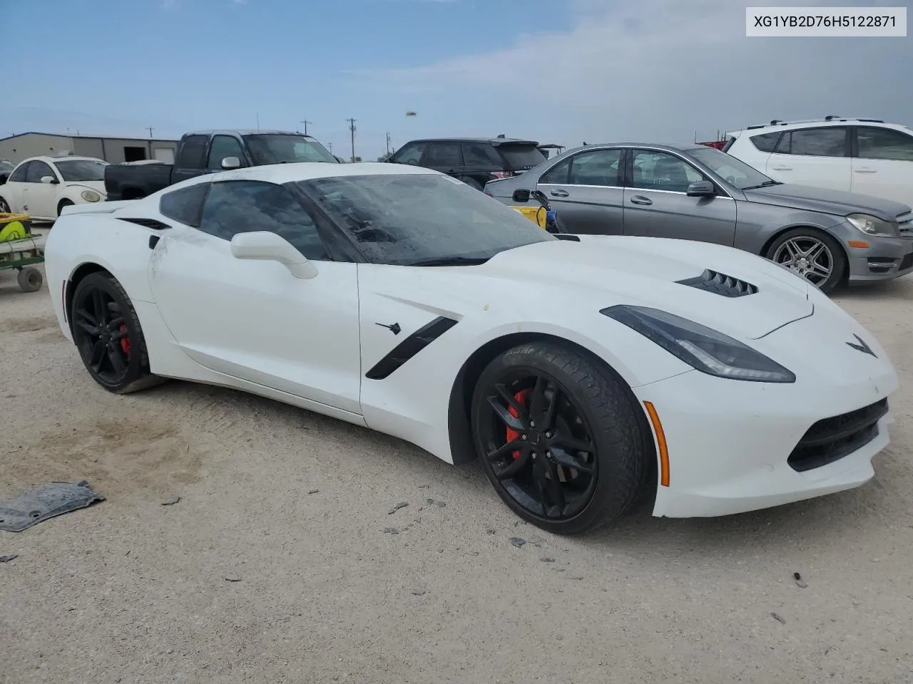 2017 Chevrolet Corvette S VIN: XG1YB2D76H5122871 Lot: 76877814