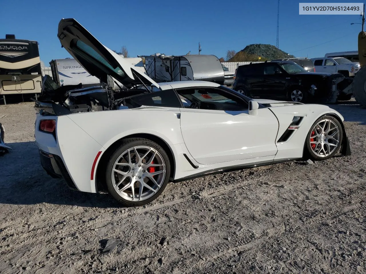 2017 Chevrolet Corvette Grand Sport 1Lt VIN: 1G1YV2D70H5124493 Lot: 77168454