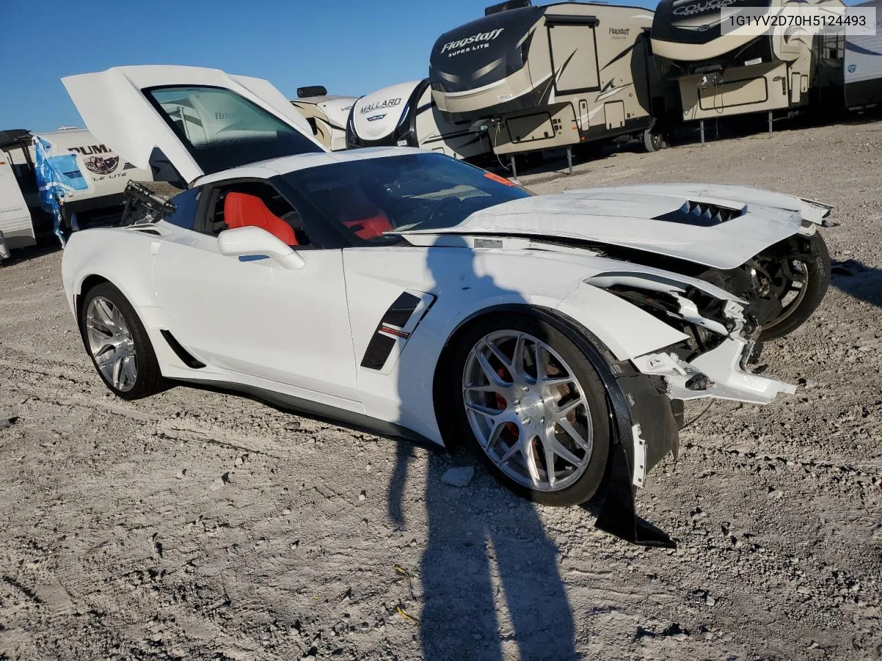 2017 Chevrolet Corvette Grand Sport 1Lt VIN: 1G1YV2D70H5124493 Lot: 77168454