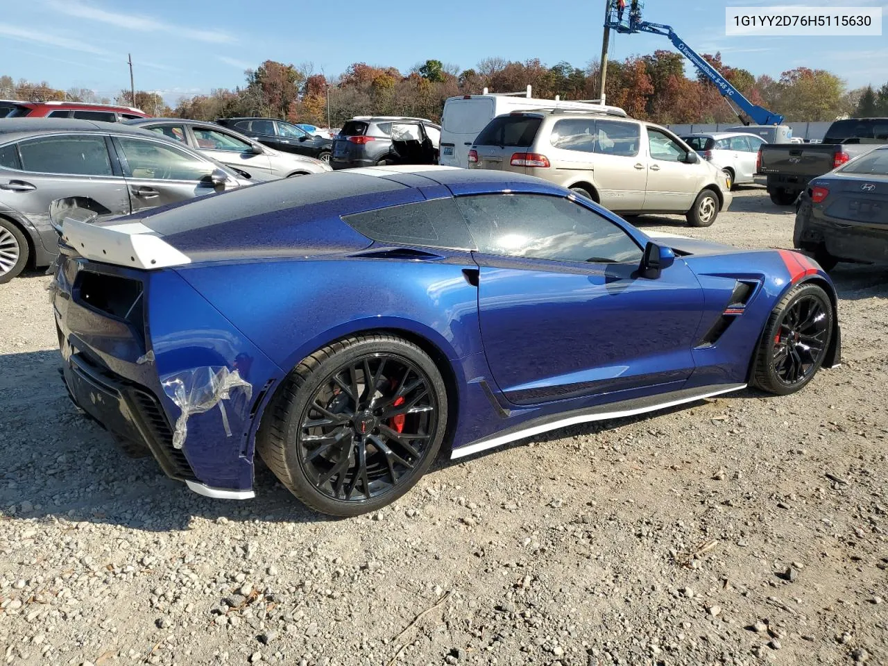 2017 Chevrolet Corvette Grand Sport 2Lt VIN: 1G1YY2D76H5115630 Lot: 78993484