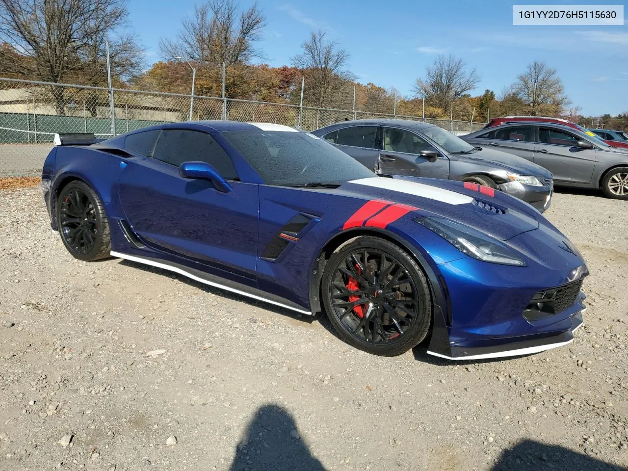 2017 Chevrolet Corvette Grand Sport 2Lt VIN: 1G1YY2D76H5115630 Lot: 78993484