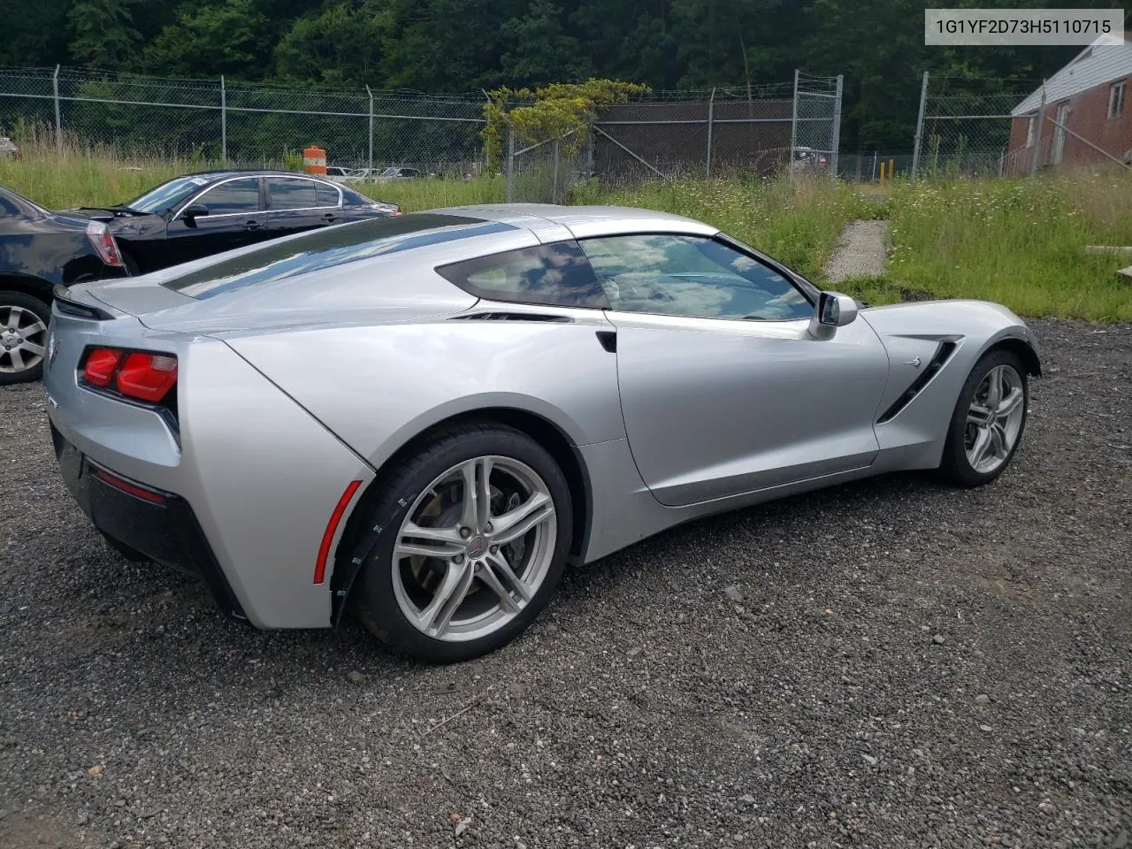 2017 Chevrolet Corvette Stingray 3Lt VIN: 1G1YF2D73H5110715 Lot: 79644404