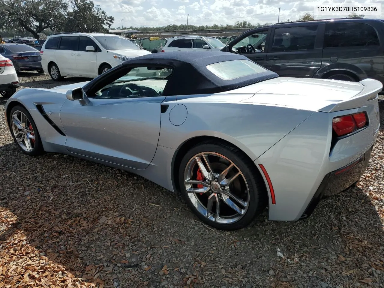 2017 Chevrolet Corvette Stingray Z51 2Lt VIN: 1G1YK3D78H5109836 Lot: 80411924