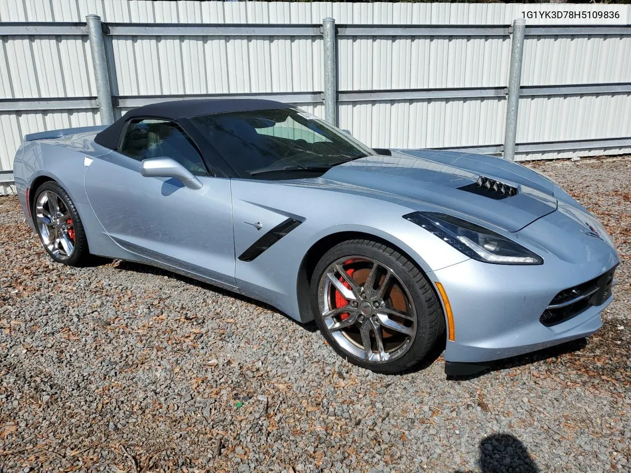 2017 Chevrolet Corvette Stingray Z51 2Lt VIN: 1G1YK3D78H5109836 Lot: 80411924