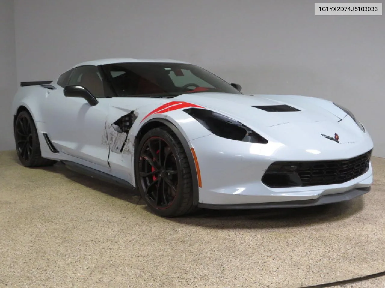 2018 Chevrolet Corvette Grand Sport 2Lt VIN: 1G1YX2D74J5103033 Lot: 63082484