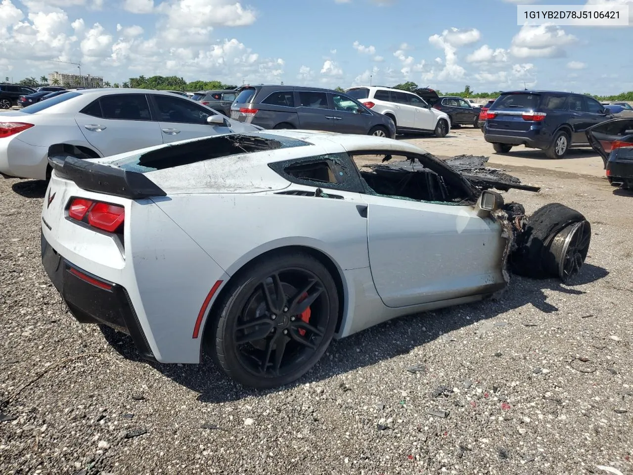 2018 Chevrolet Corvette Stingray 1Lt VIN: 1G1YB2D78J5106421 Lot: 67365074