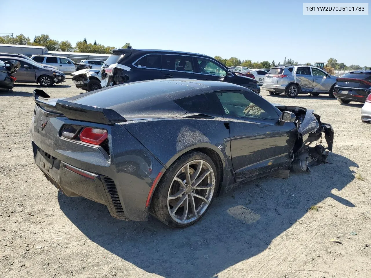 2018 Chevrolet Corvette Grand Sport 1Lt VIN: 1G1YW2D70J5101783 Lot: 69311224