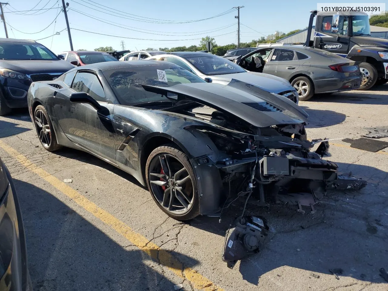 2018 Chevrolet Corvette Stingray 1Lt VIN: 1G1YB2D7XJ5103391 Lot: 69462814