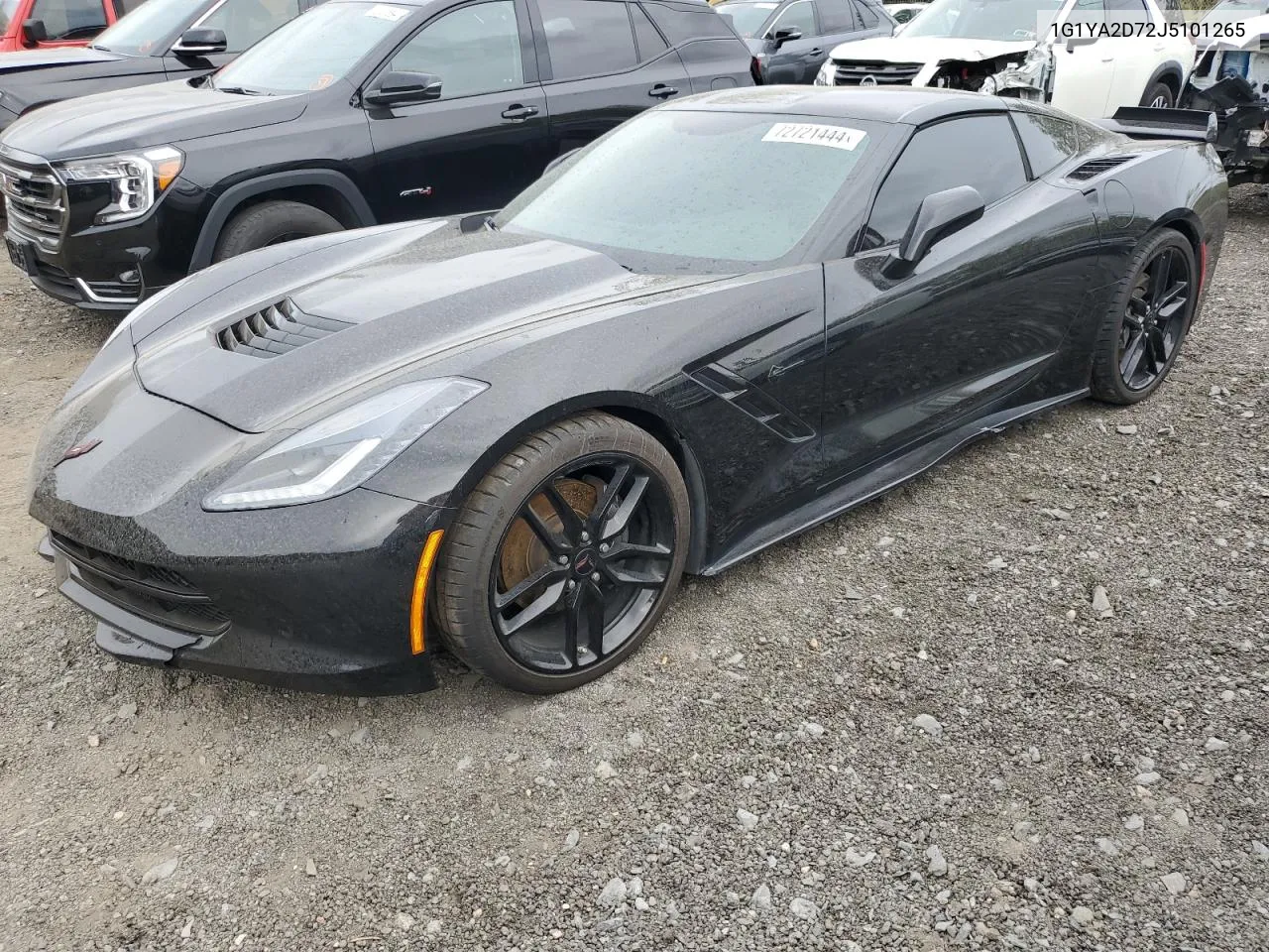 2018 Chevrolet Corvette Stingray 1Lt VIN: 1G1YA2D72J5101265 Lot: 72721444