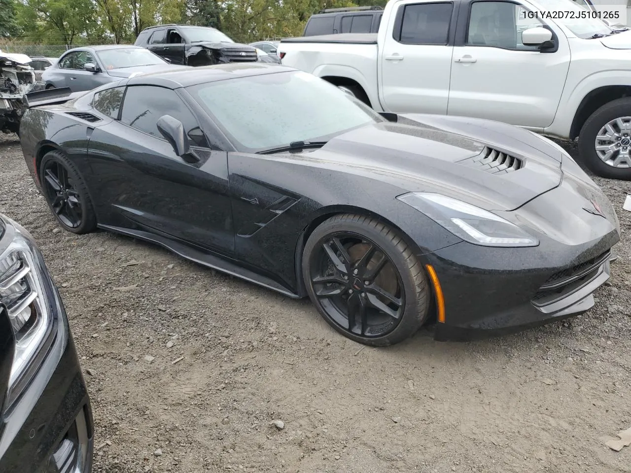 2018 Chevrolet Corvette Stingray 1Lt VIN: 1G1YA2D72J5101265 Lot: 72721444