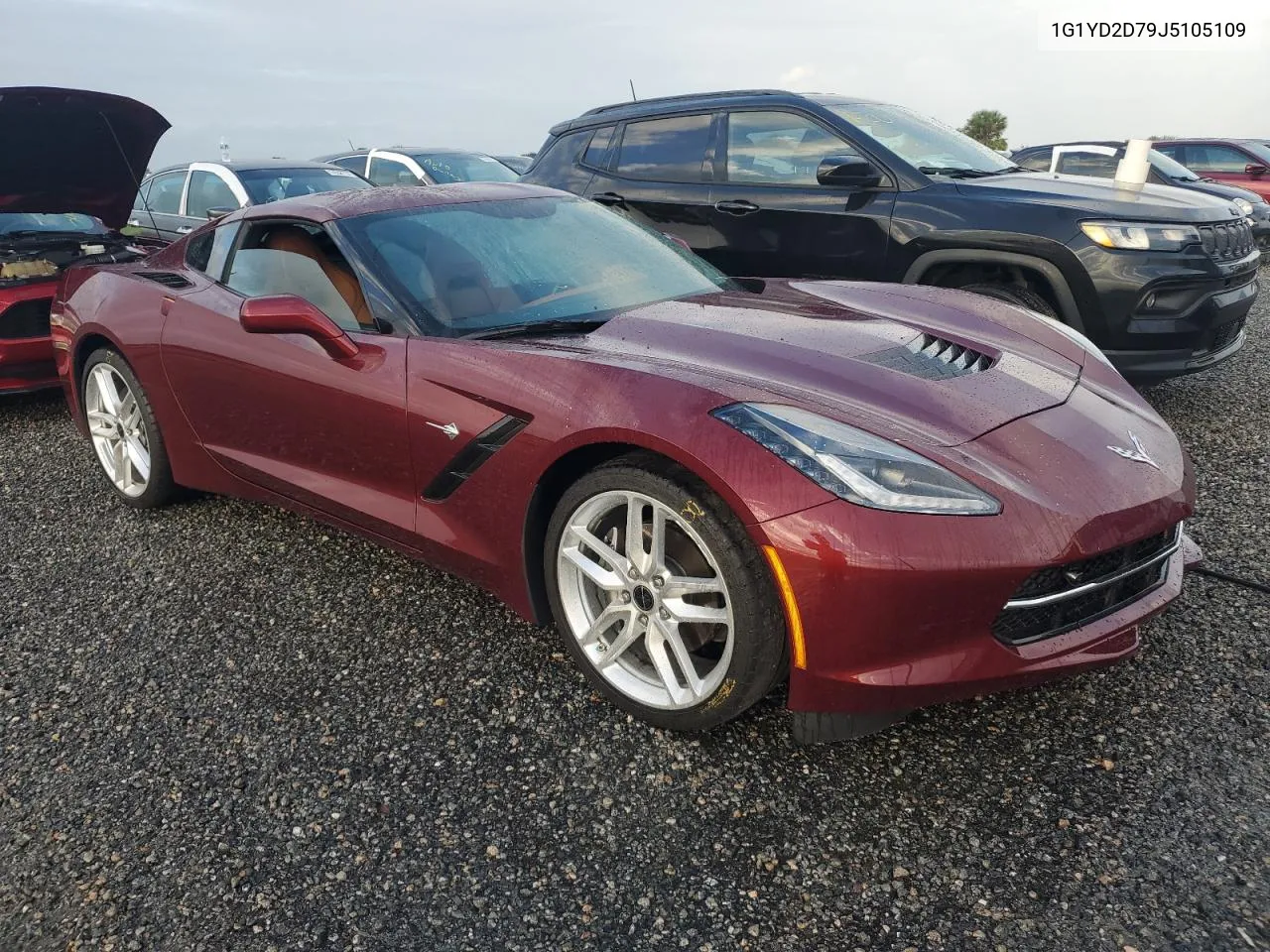 2018 Chevrolet Corvette Stingray 2Lt VIN: 1G1YD2D79J5105109 Lot: 74131274