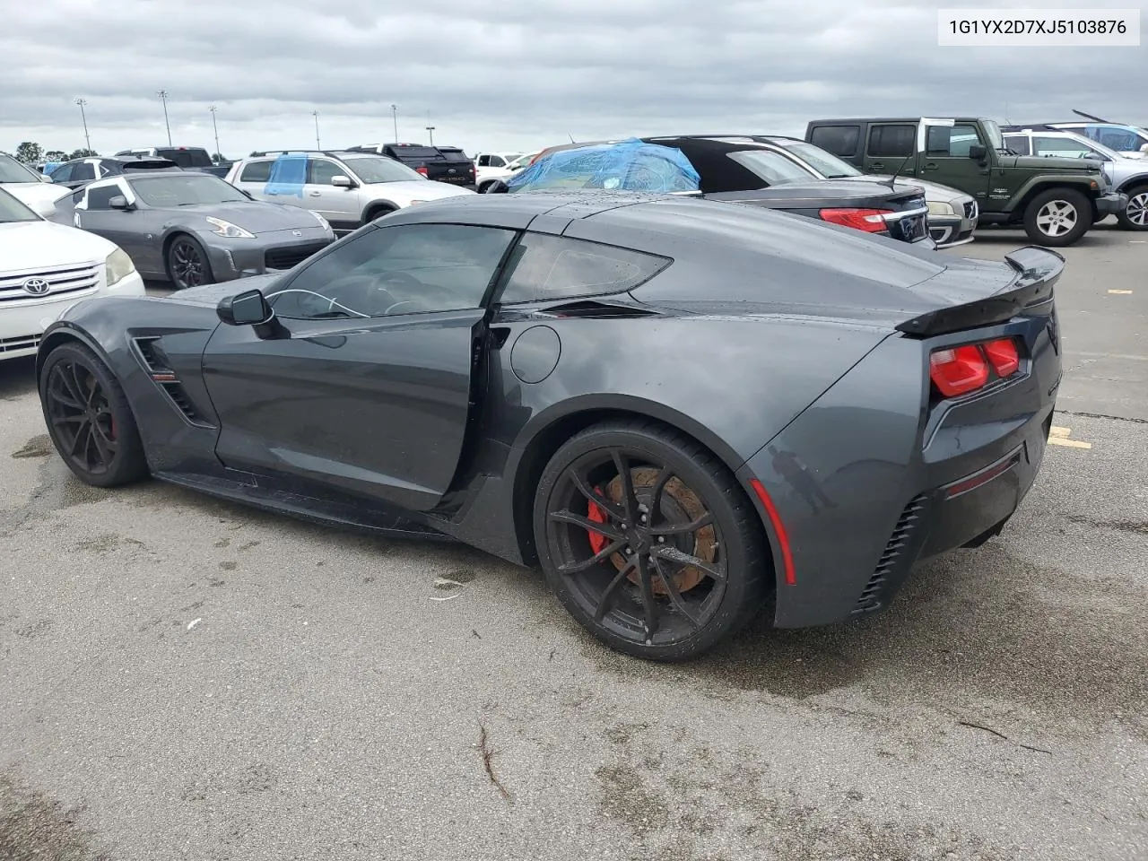 2018 Chevrolet Corvette Grand Sport 2Lt VIN: 1G1YX2D7XJ5103876 Lot: 76612774