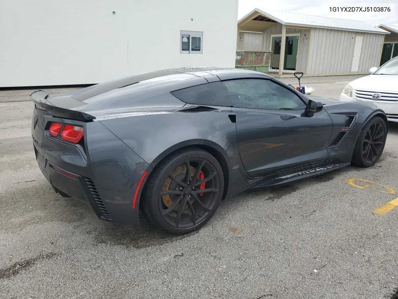 2018 Chevrolet Corvette Grand Sport 2Lt VIN: 1G1YX2D7XJ5103876 Lot: 76612774