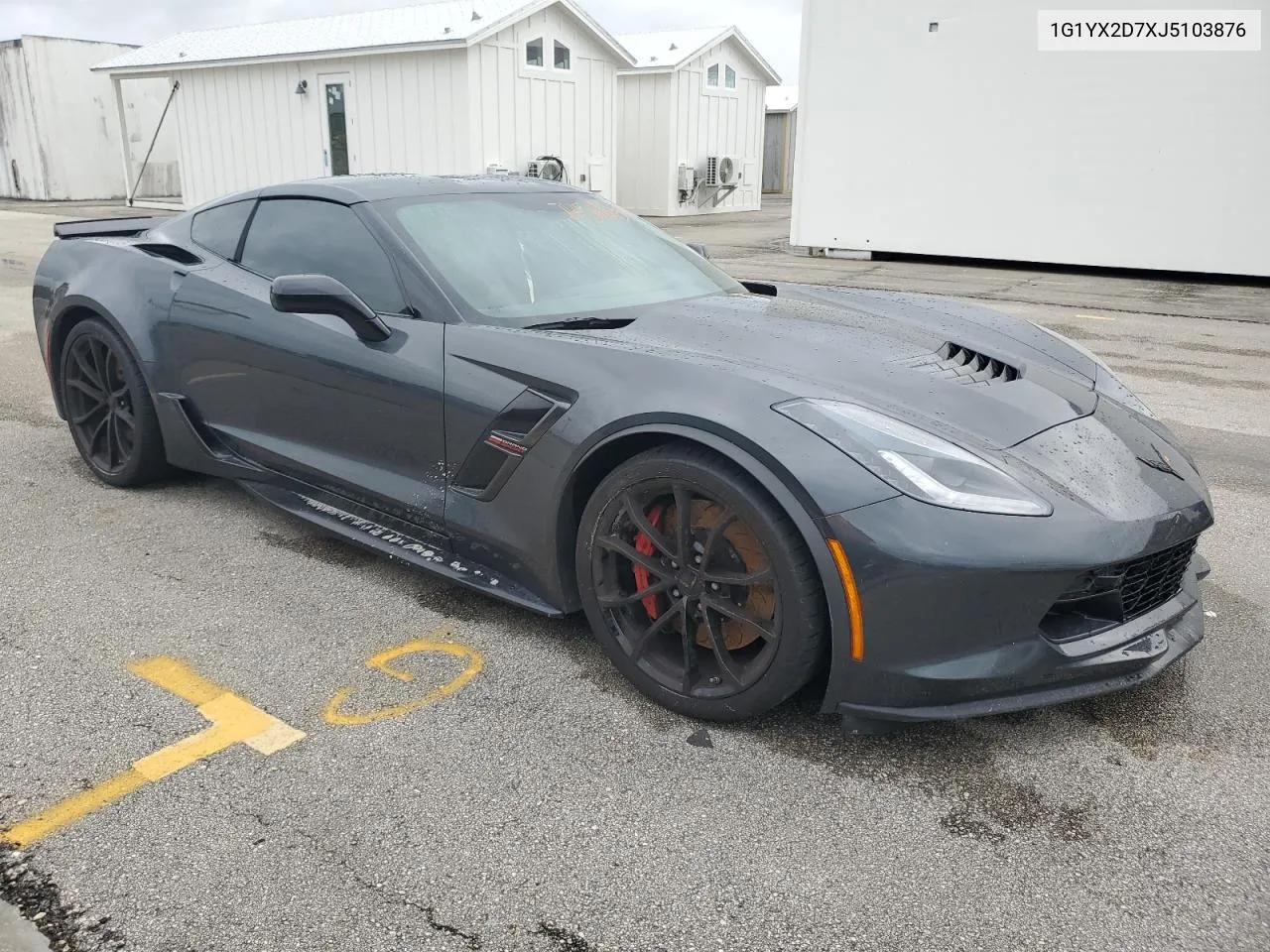 2018 Chevrolet Corvette Grand Sport 2Lt VIN: 1G1YX2D7XJ5103876 Lot: 76612774