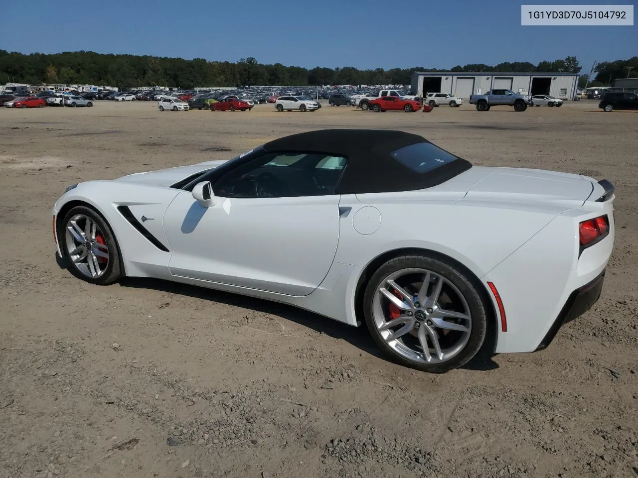 2018 Chevrolet Corvette Stingray 2Lt VIN: 1G1YD3D70J5104792 Lot: 75469634