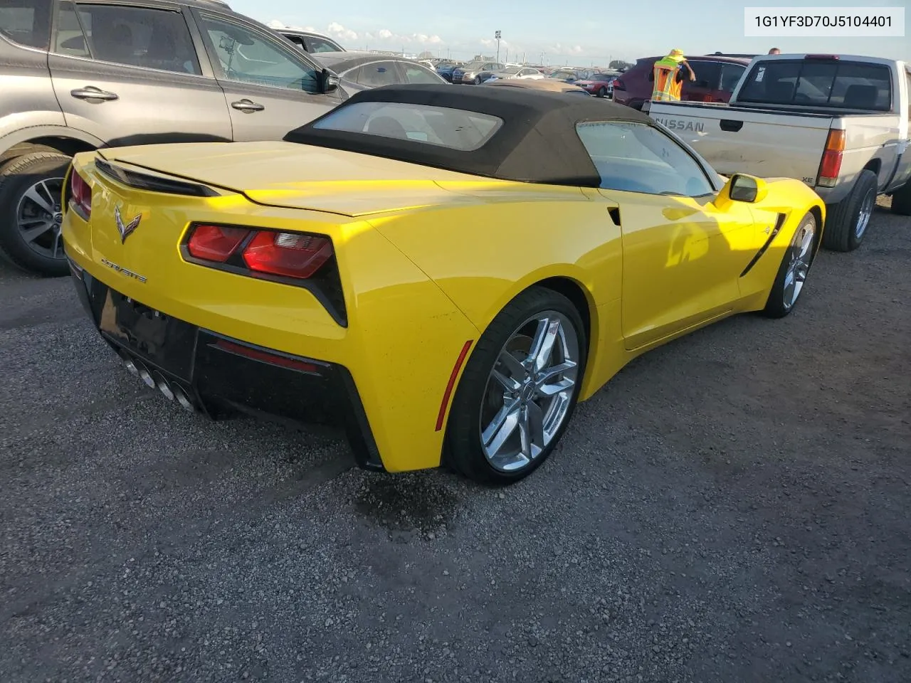 2018 Chevrolet Corvette Stingray 3Lt VIN: 1G1YF3D70J5104401 Lot: 76174614