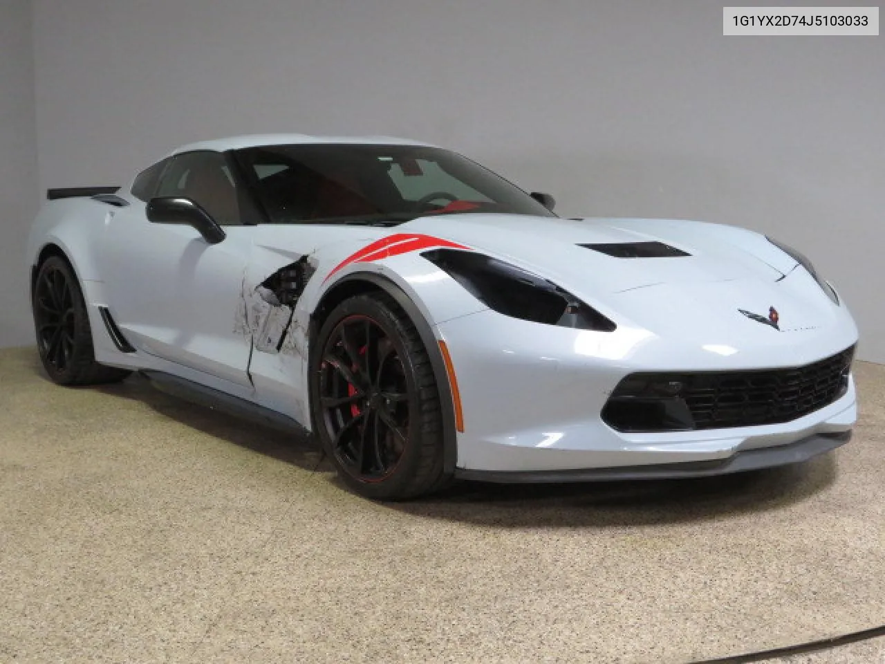 2018 Chevrolet Corvette Grand Sport 2Lt VIN: 1G1YX2D74J5103033 Lot: 80136004