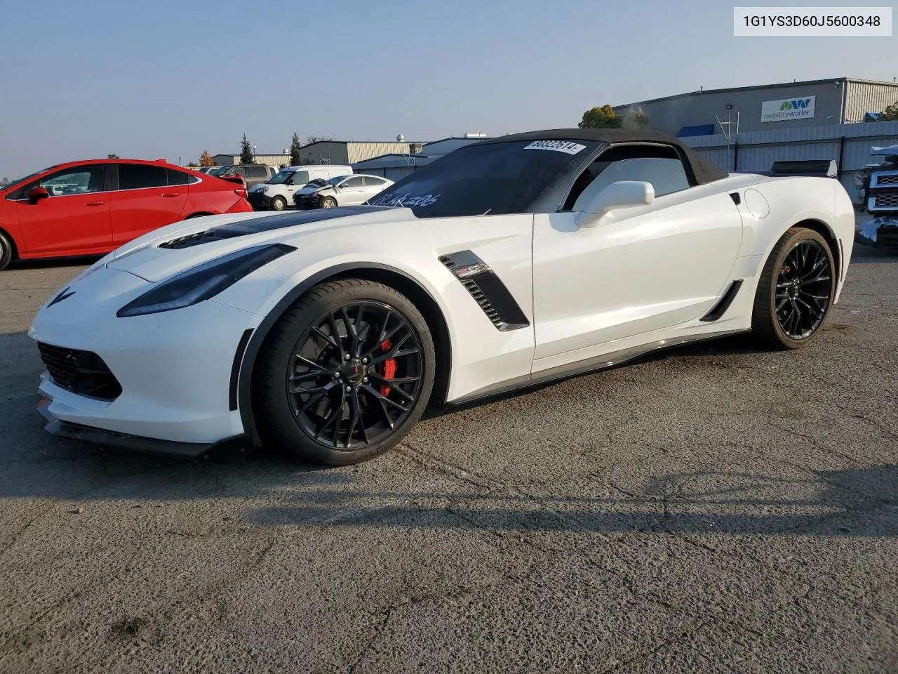 2018 Chevrolet Corvette Z06 2Lz VIN: 1G1YS3D60J5600348 Lot: 80322614