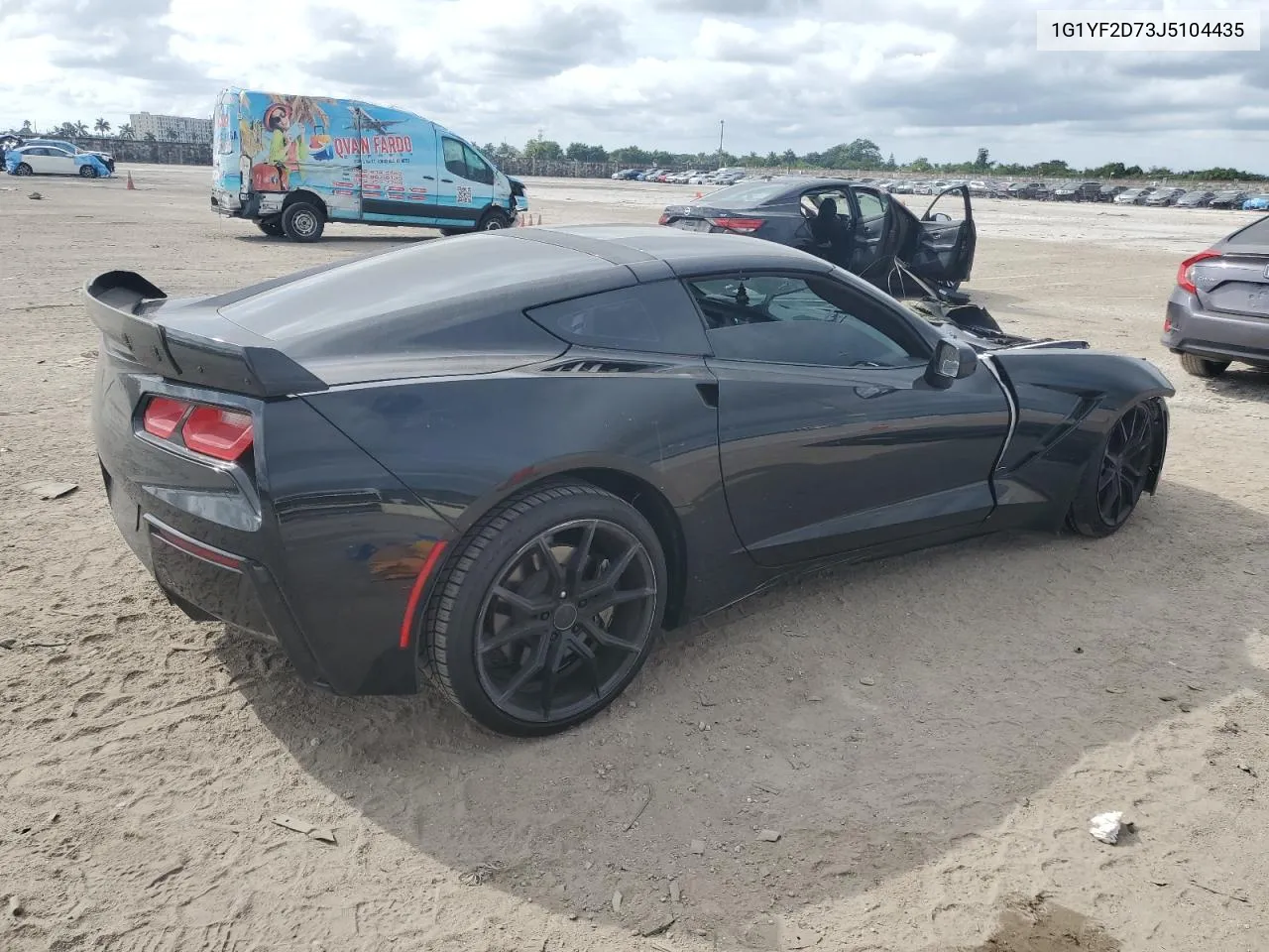 2018 Chevrolet Corvette Stingray 3Lt VIN: 1G1YF2D73J5104435 Lot: 81418874