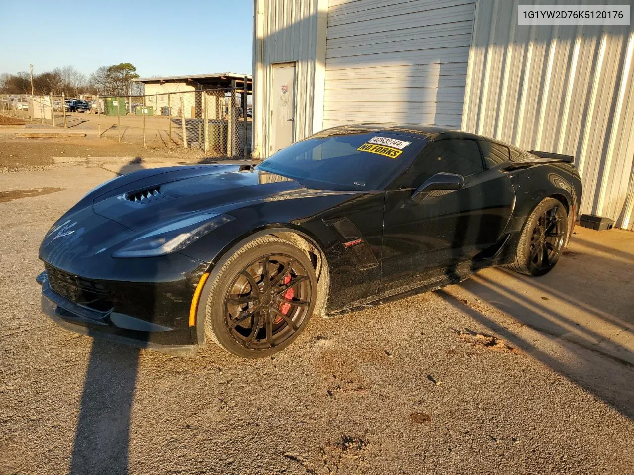 2019 Chevrolet Corvette Grand Sport 1Lt VIN: 1G1YW2D76K5120176 Lot: 42632144