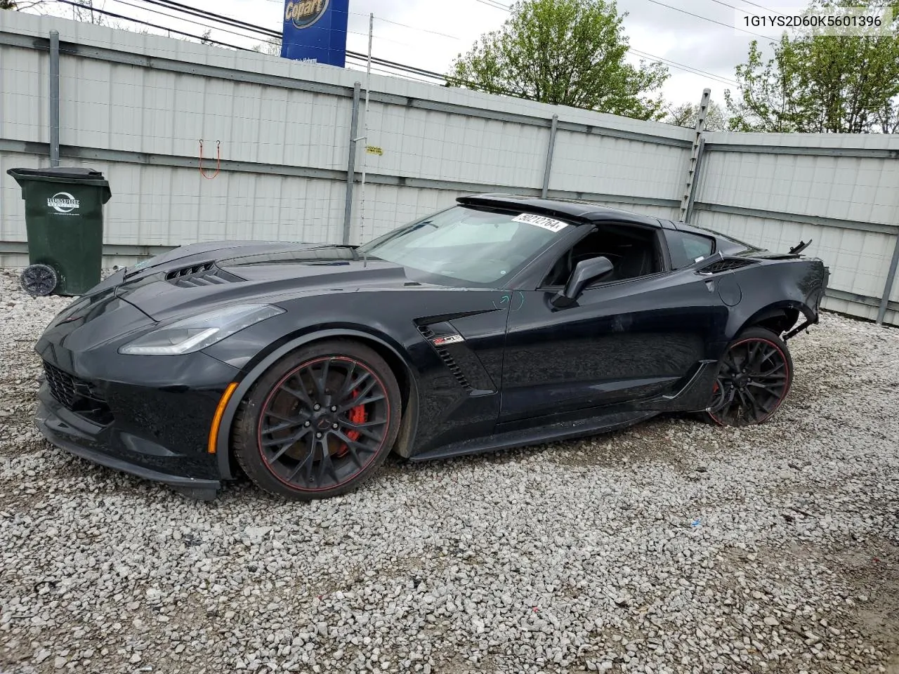 2019 Chevrolet Corvette Z06 2Lz VIN: 1G1YS2D60K5601396 Lot: 50212764