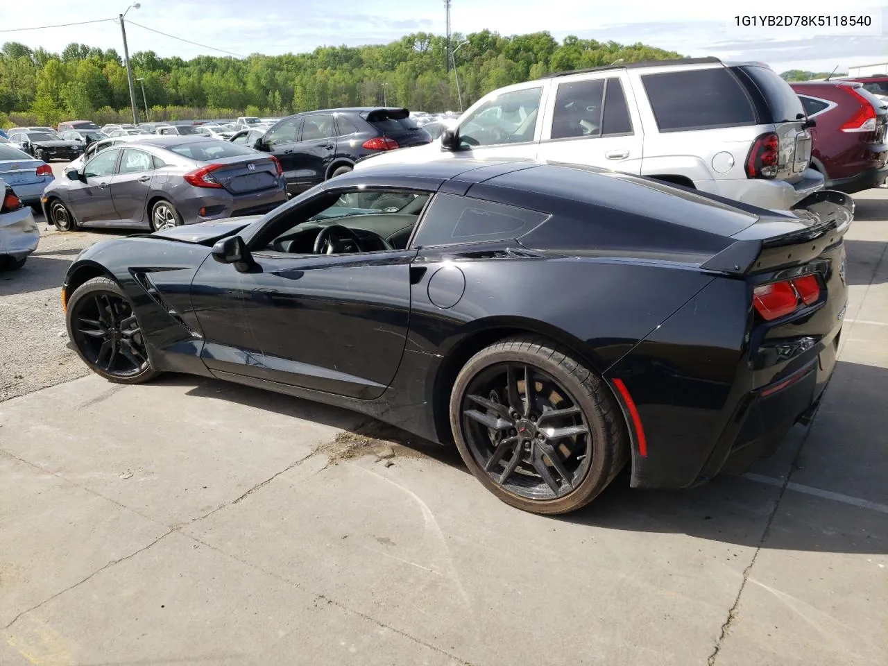 2019 Chevrolet Corvette Stingray 1Lt VIN: 1G1YB2D78K5118540 Lot: 51522044