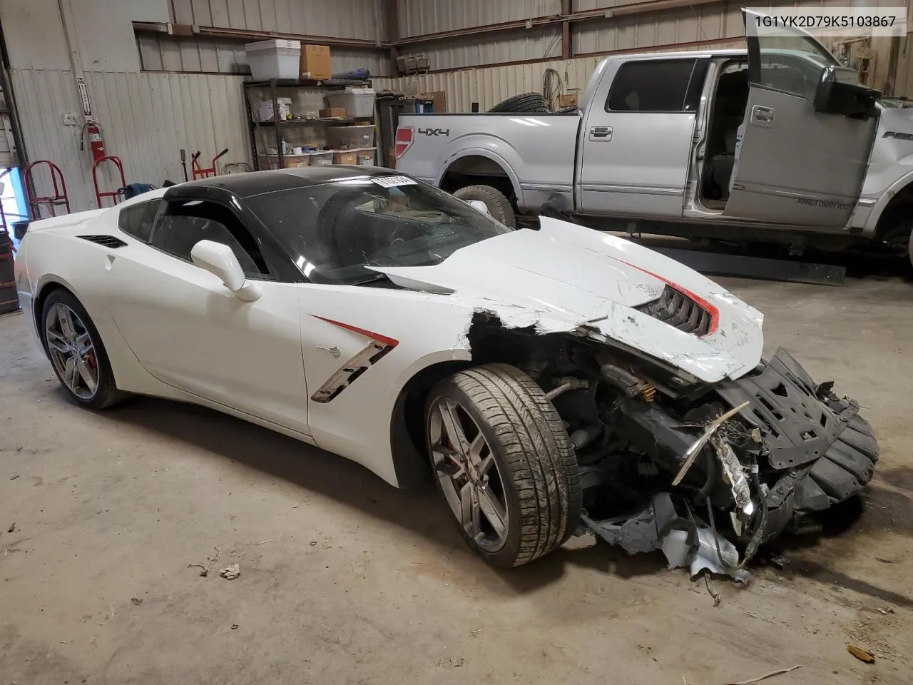 2019 Chevrolet Corvette Stingray Z51 2Lt VIN: 1G1YK2D79K5103867 Lot: 61021034