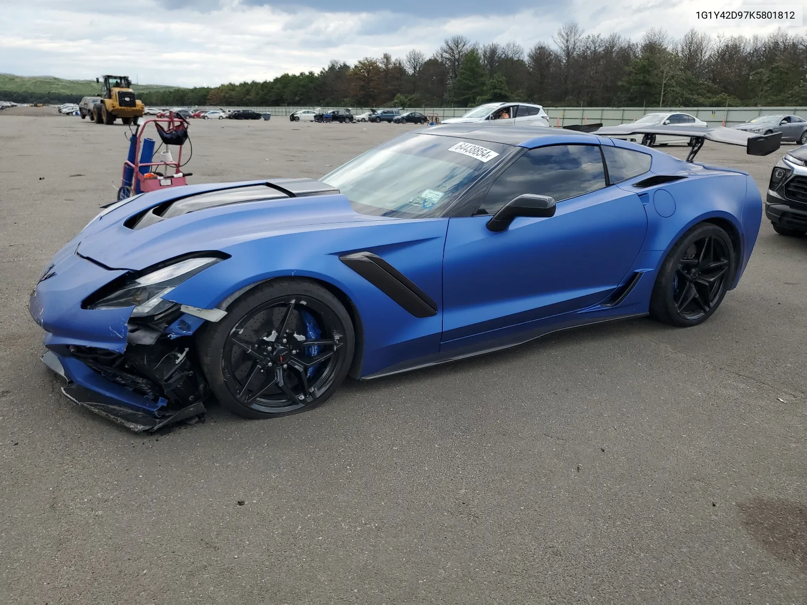 2019 Chevrolet Corvette Zr-1 3Zr VIN: 1G1Y42D97K5801812 Lot: 64438854