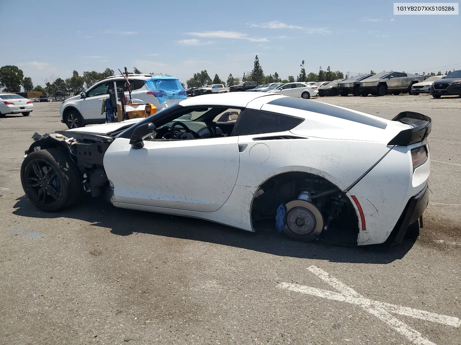 2019 Chevrolet Corvette Stingray 1Lt VIN: 1G1YB2D7XK5105286 Lot: 66349734