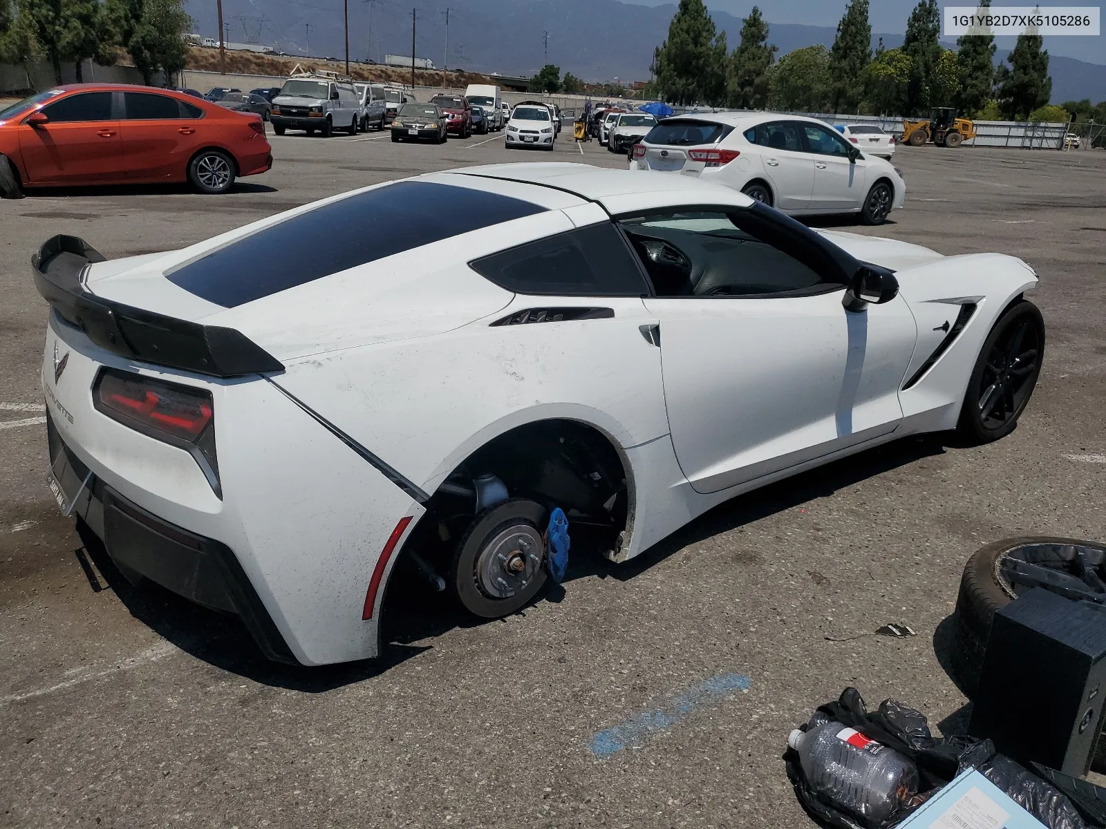 2019 Chevrolet Corvette Stingray 1Lt VIN: 1G1YB2D7XK5105286 Lot: 66349734